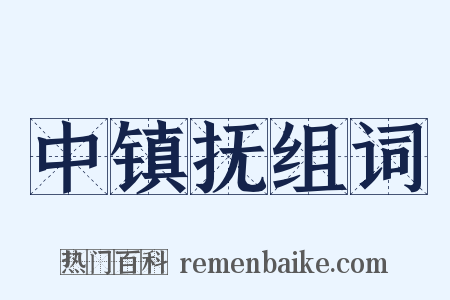 中镇抚组词是什么意思的图片